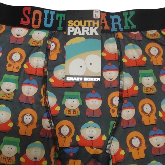Crazy Boxer South Park Character Images All Over Boxer Briefs Size L - Picture 2 of 4